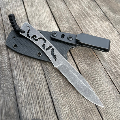Join or Die Knives Shale Finish Snek Knife