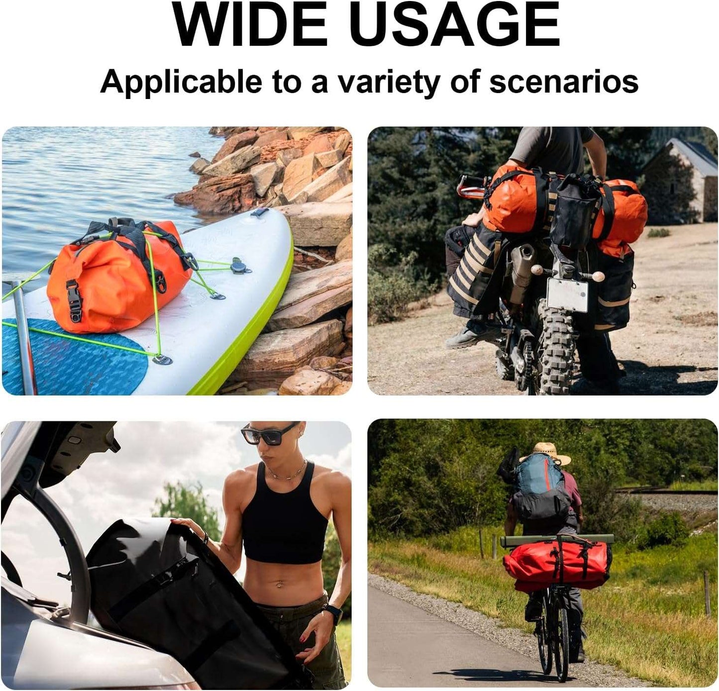 Buffalo Gear 63QT Roll Top Waterproof Duffel Bag