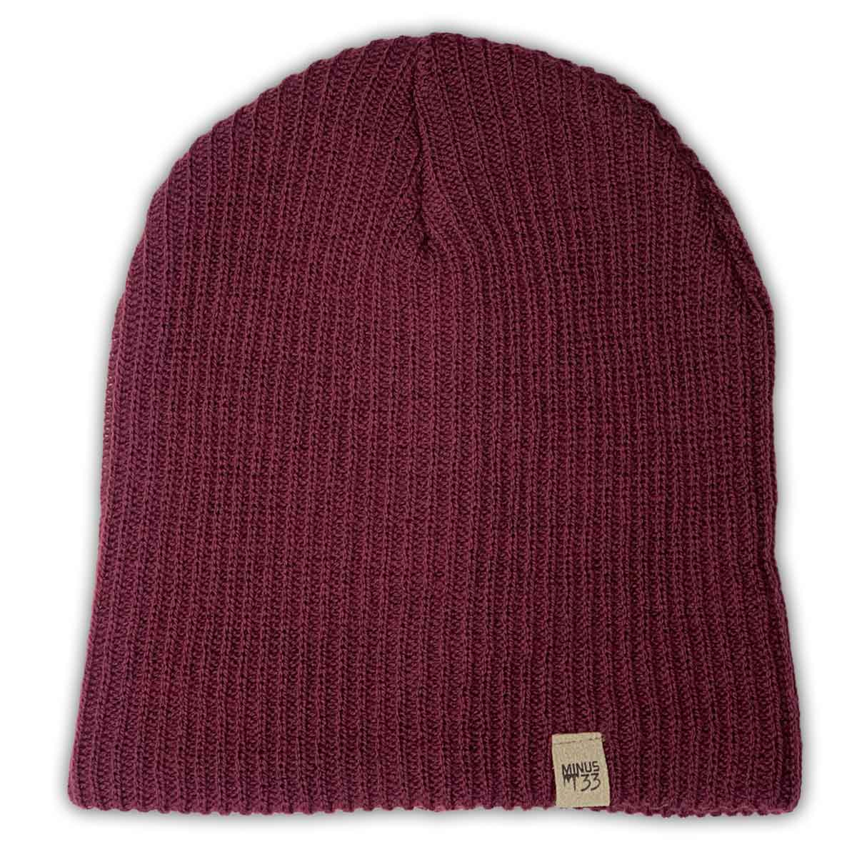 Minus33 Midweight - Everyday Rib Knit Beanie 100% Merino Wool