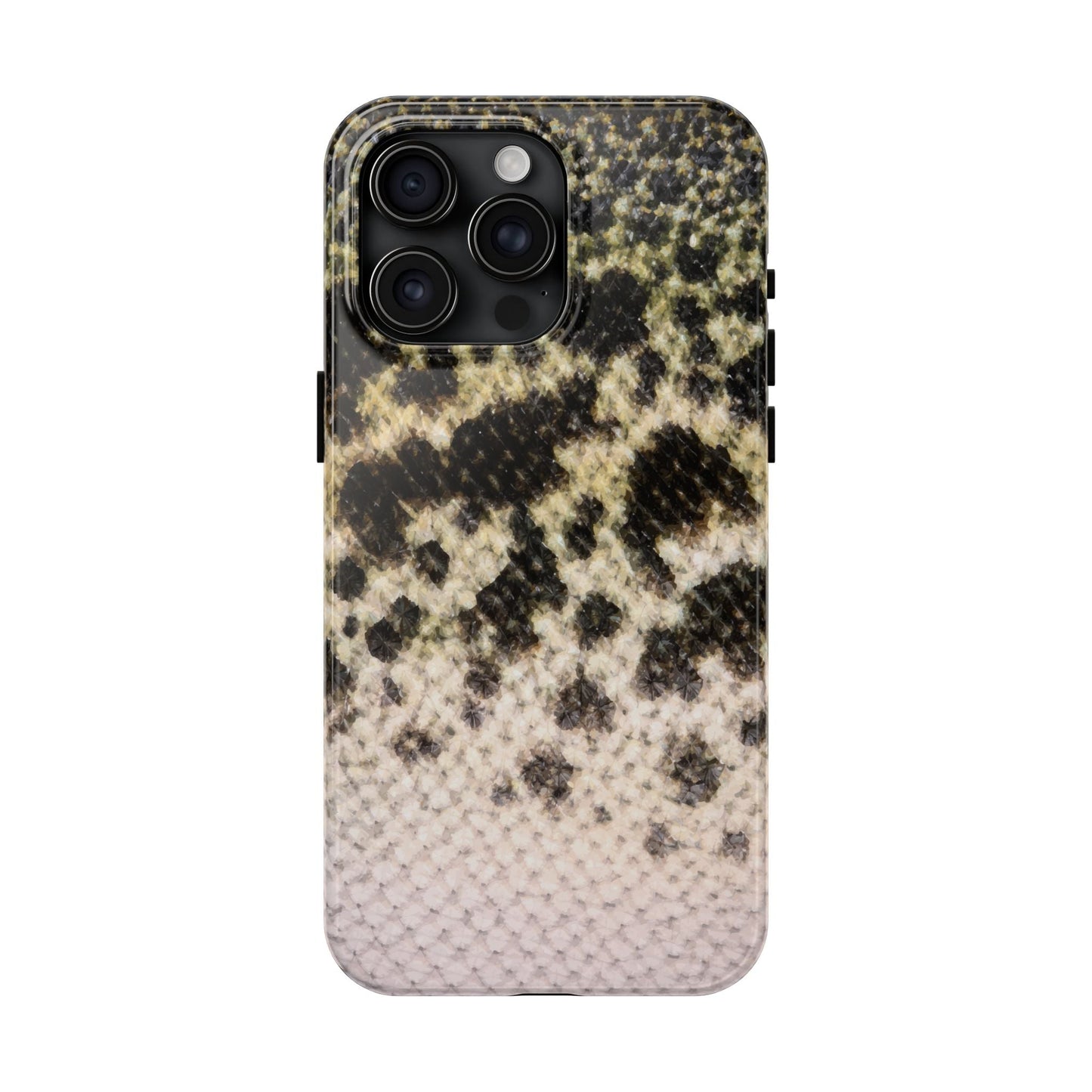 Texas Rigged Tees Black Crappie — Tough Phone Case