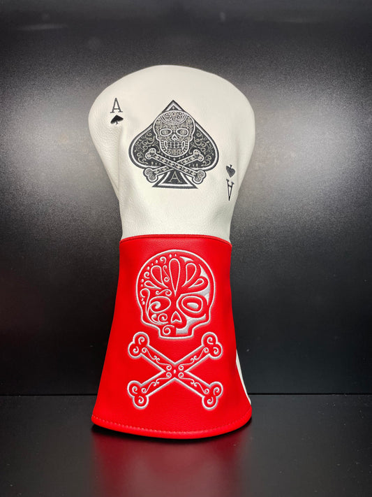 ParWestGolf Ace Cross Skull Headcover
