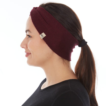 Minus33 Midweight - Everyday Knit Twist Headband 100% Merino Wool