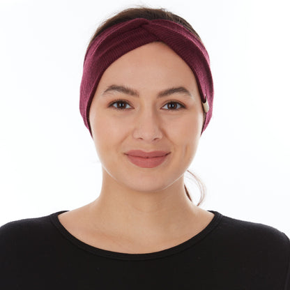 Minus33 Midweight - Everyday Knit Twist Headband 100% Merino Wool