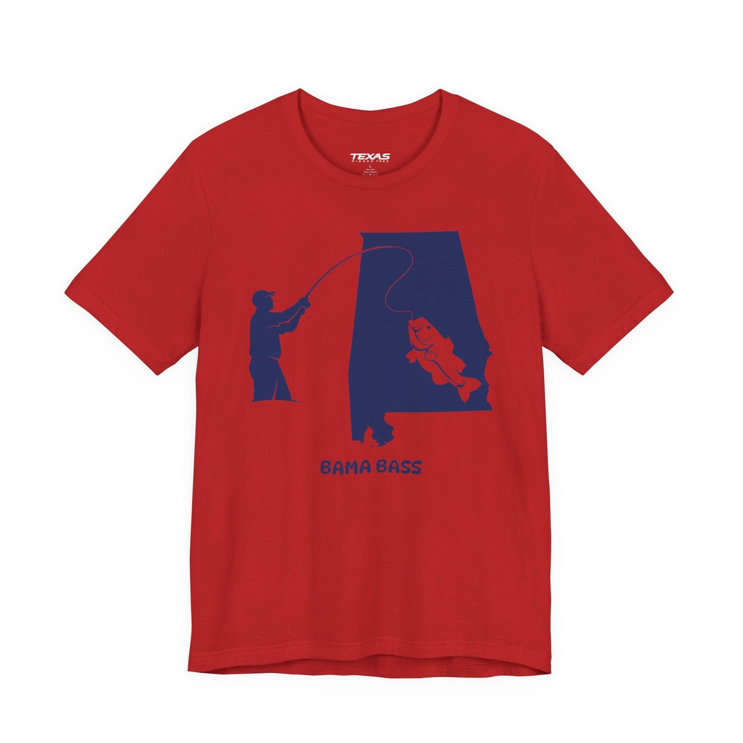 Texas Rigged Tees Bama Bass — Unisex Cotton Tee