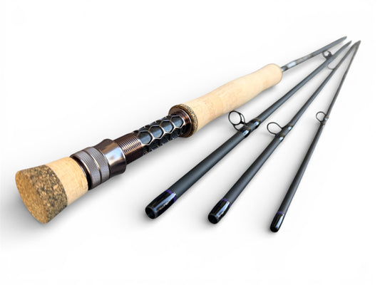 Tidewater Virtue 6wt 9ft Fly Rod - Purple Haze X Hexagon Carbon Fiber Reel Seat