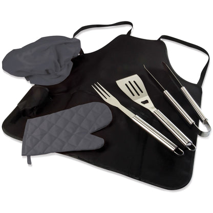 Picnic Time BBQ Apron Tote Pro Grill Set