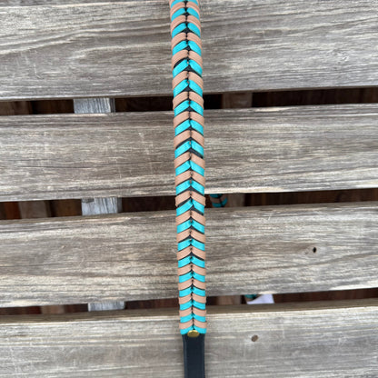 Leather Laced Barrel Reins