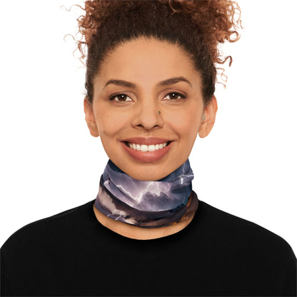 Texas Rigged Tees  Lightning Strike — Unisex Neck Gaiter (SPF 50+)
