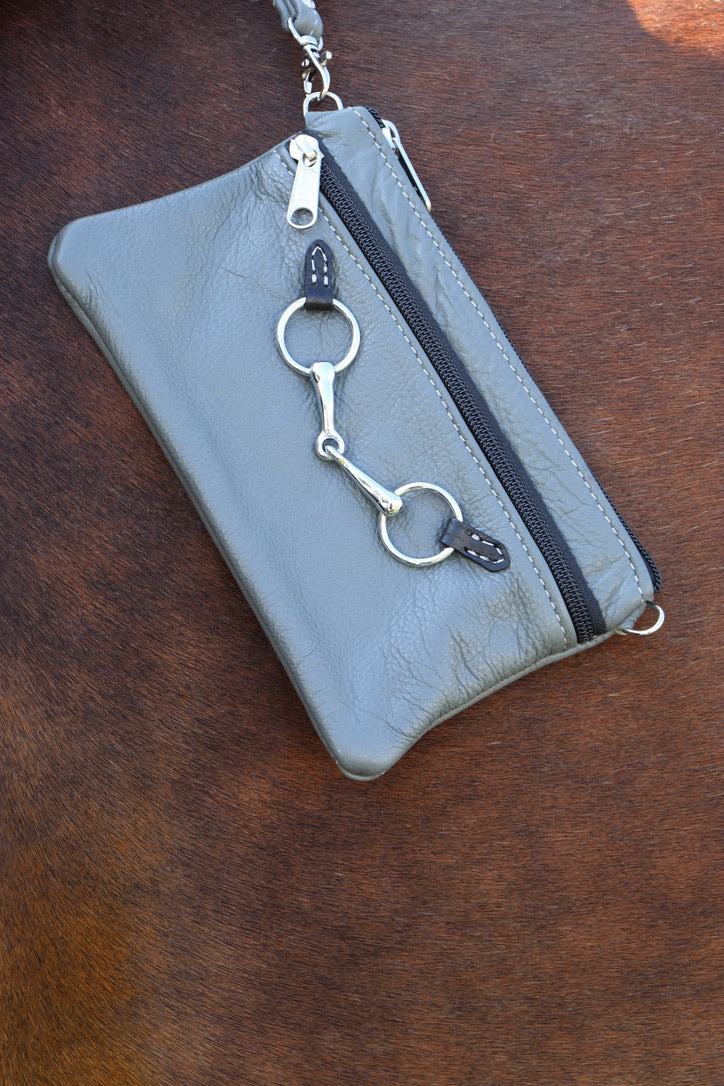 Remarkable Leather Goods Fair Hill Wristlet