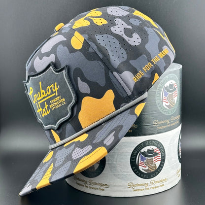 Cowboy Revolution NOLA Black Patch “Cowboy Hat” - Performance Rope Hat