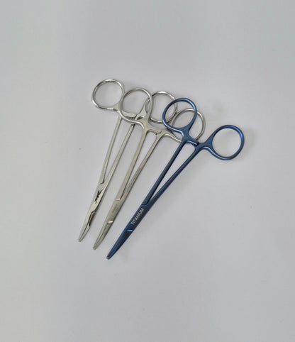 Tamsco Precision Tools Halstead Mosquito Forceps 5" Curved (3 variations)
