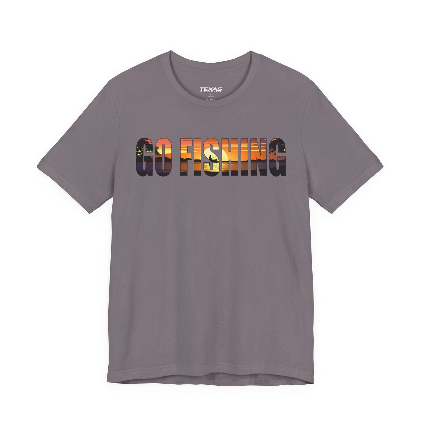 Texas Rigged Tees Go Fishing — Unisex Cotton Tee