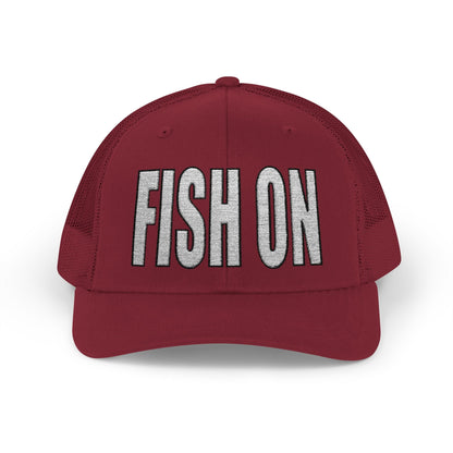 Texas Rigged Tees FISH ON — Embroidered Baseball Cap