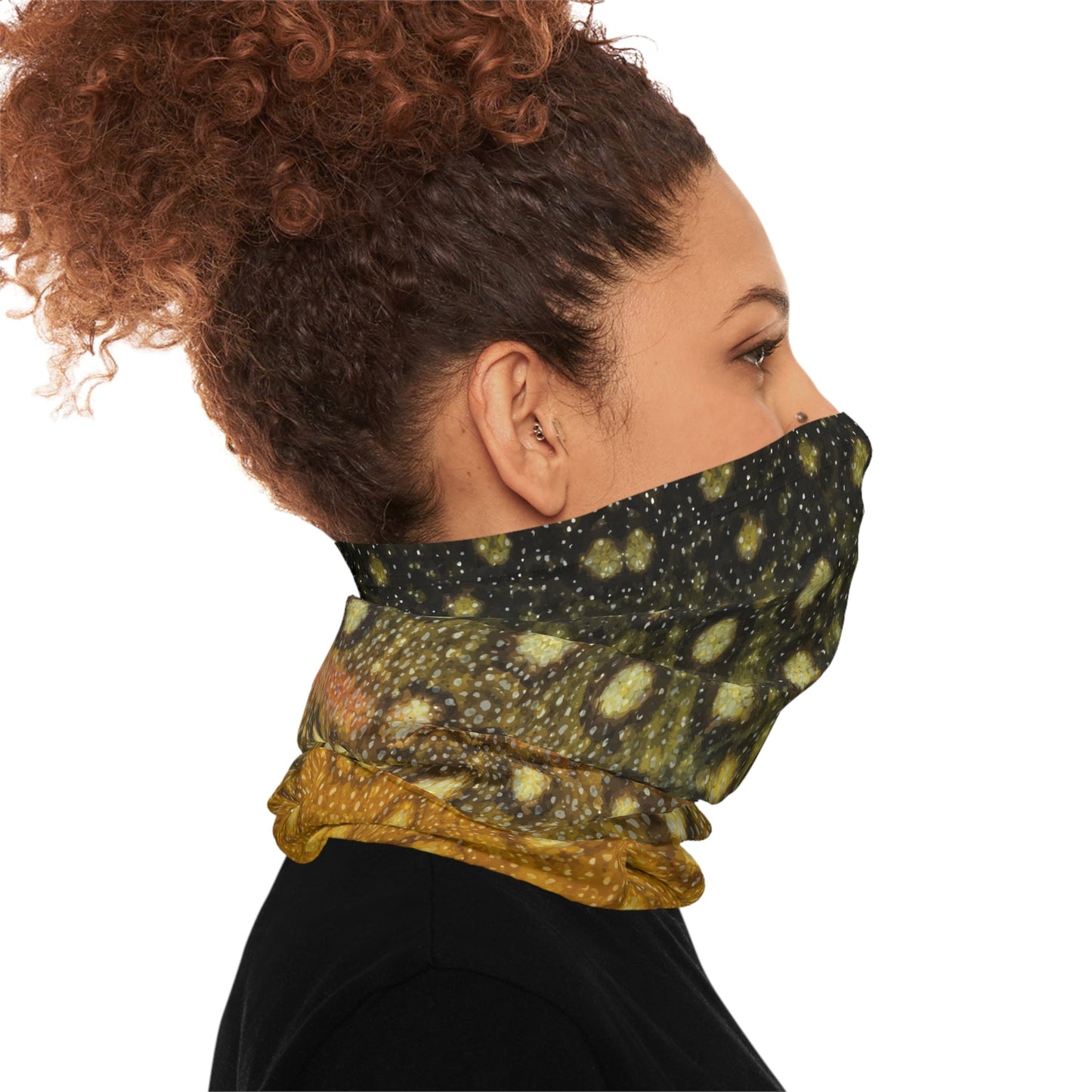 Texas Rigged Tees Brook Trout — Unisex Neck Gaiter (SPF 50+)