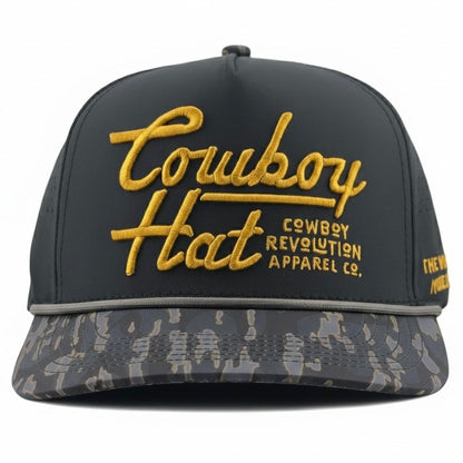 Cowboy Revolution Atakapa Flatline - NOLA Black “Cowboy Hat”