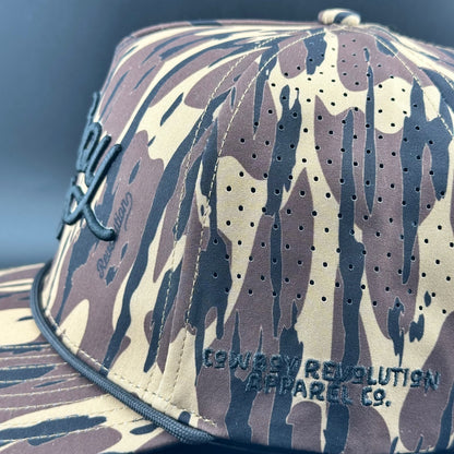 Cowboy Revolution Atakapa Camo - Swampland Script “Cowboy Hat”