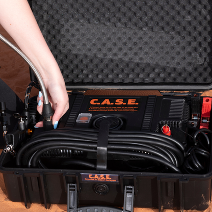 EZ Flate C.A.S.E. - 10.6 CFM Portable Dual Air Compressor