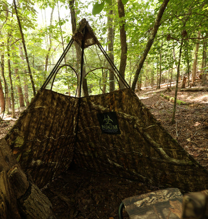 Nukem Hunting Hunting Blind - Mossy Oak Country Roots 3D Leafy
