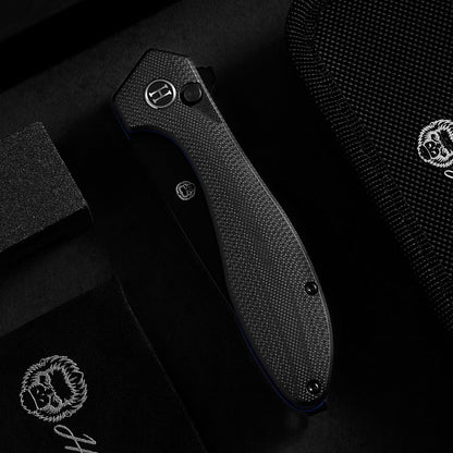Holtzman's Gorilla Survival The Vector Folding Pocket Knife Giftset for Men and Women (Black)