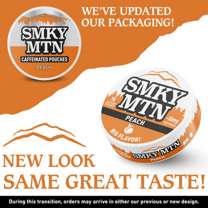 Smokey Mountain Peach Caffeine Pouches