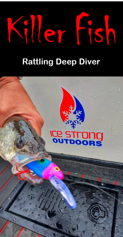 Ice Strong Outdoors - Killer Fish - Rattling DEEP Diver UV