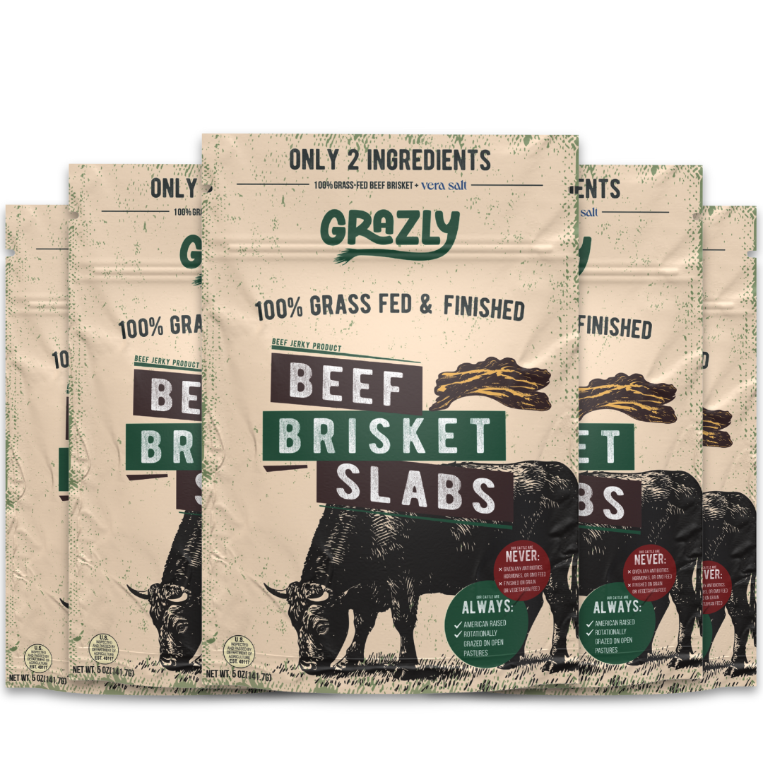 Grazly  Beef Brisket Slabs - 100% Grass-Fed & Finished