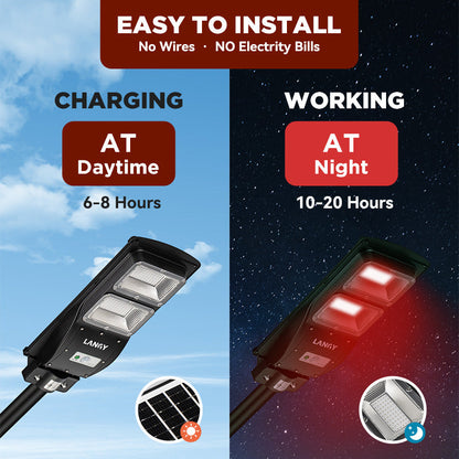 Langy Solar Red Light for Hunting Hogs Deers