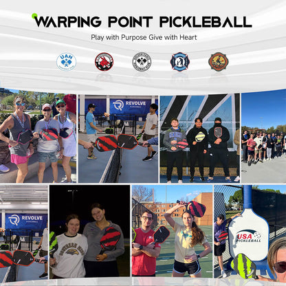 Warping Point NightBlade Pickleball Paddle - 16mm