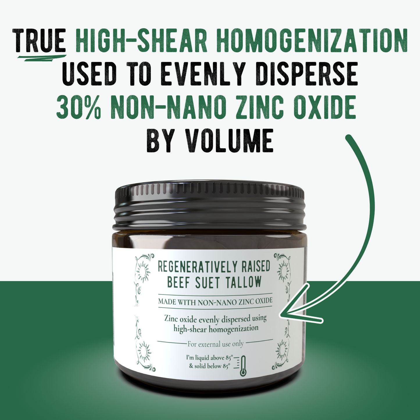 Grazly  Regenerative Tallow & Zinc Sun Balm