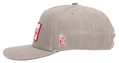 Embry Outdoors Gray Waxed Canvas - Logo Patch