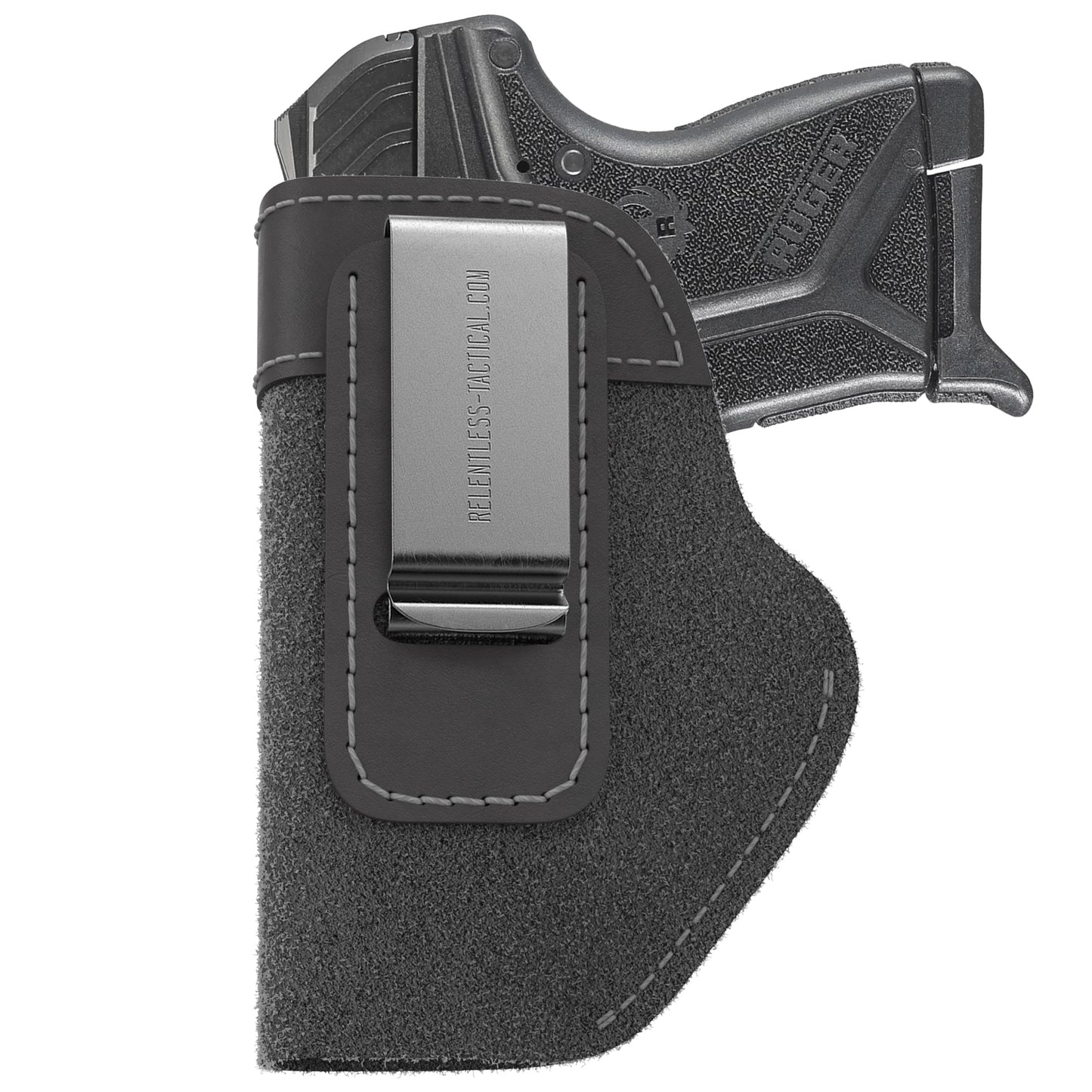 Relentless Tactical The Ultimate Suede Leather IWB Holster - Small Size | Fits Ruger LCP, LCP2, Sig P238, P290, S&W Bodyguard .380 and Most .380's  - Lifetime Warranty - Made in USA