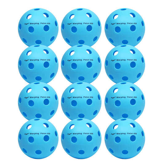 Warping Point Indoor Practice Pickleballs - Blue