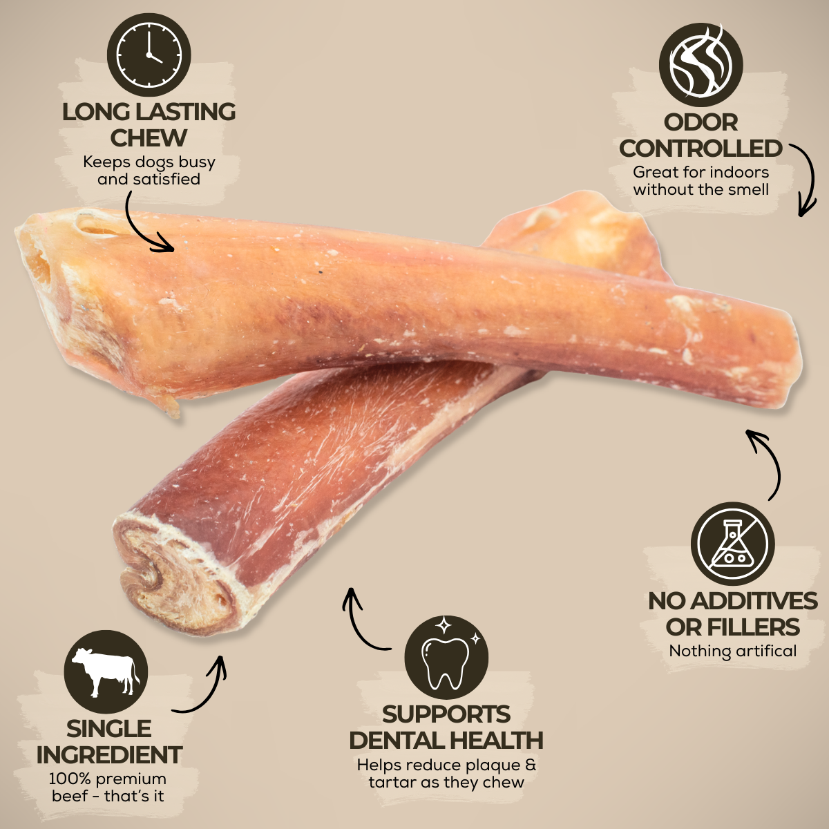 Bully Bunches - 6 Inch Monster Bully Stick