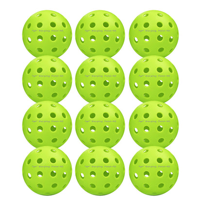 Warping Point Outdoor Practice Pickleballs - Green