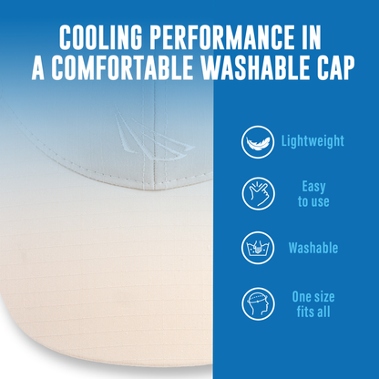 Panther Vision POWERCAP ICE Cooling Sun Hat – Instant Cooling Relief with Reusable Ice Packs, UPF 50 UV Sun Protection, Lightweight & Breathable for Hot Weather