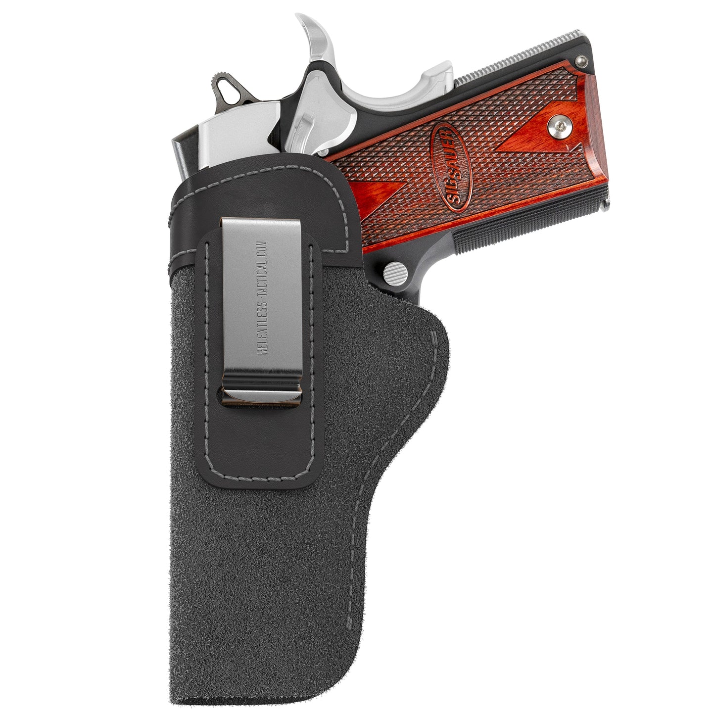 Relentless Tactical The Ultimate Suede Leather IWB Holster - Fits All 1911's - Lifetime Warranty - Made in USA