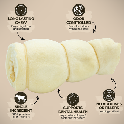 Bully Bunches - 5-6 Inch Beef Cheek Roll
