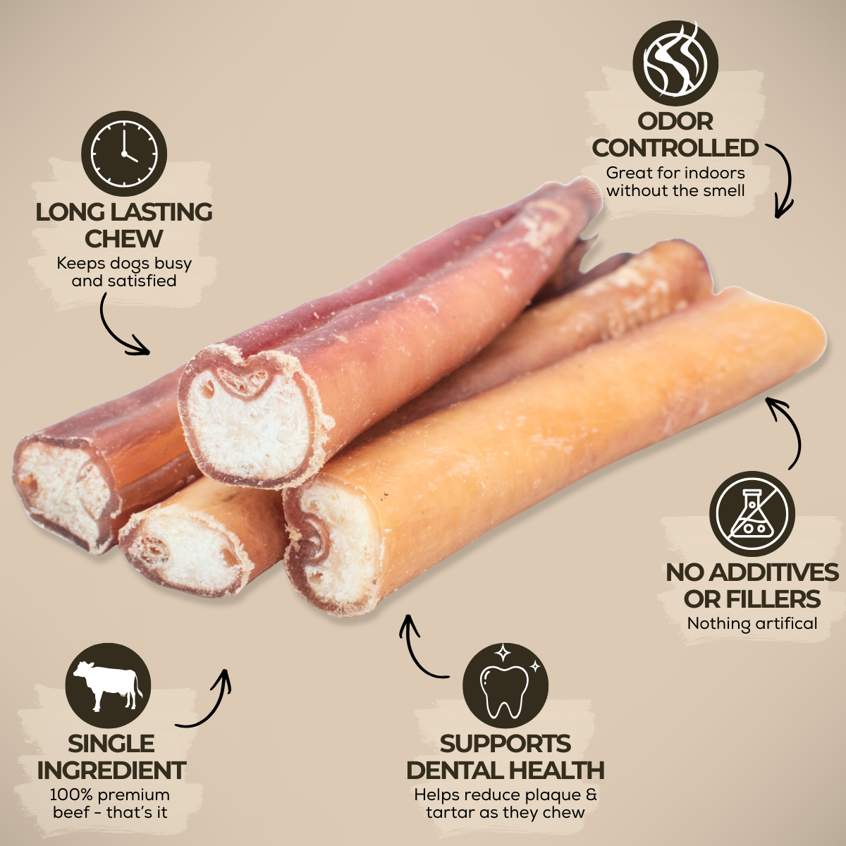 Bully Bunches - 6 Inch Jumbo Bully Stick
