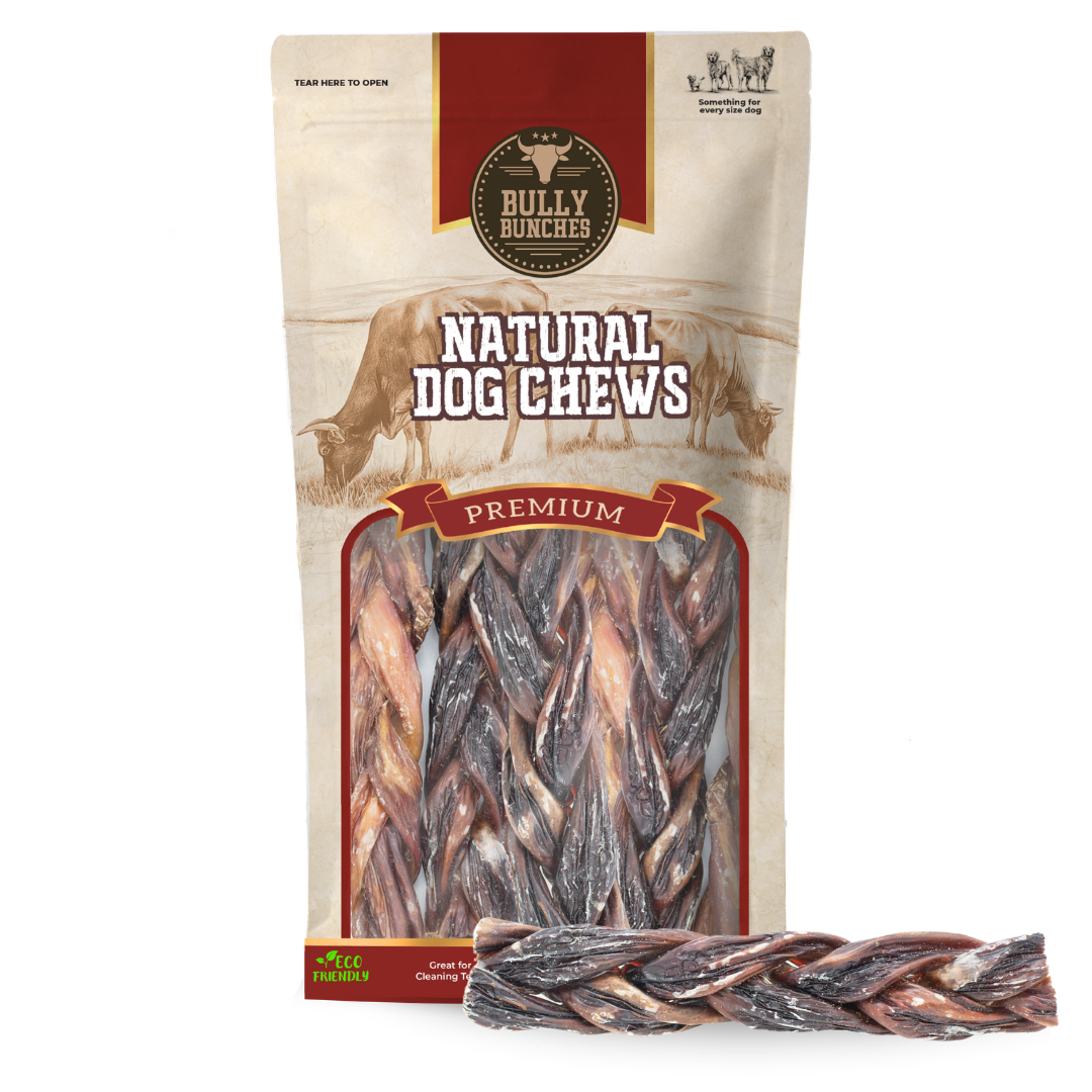 Bully Bunches - 6 Inch Braided Jerky Stick