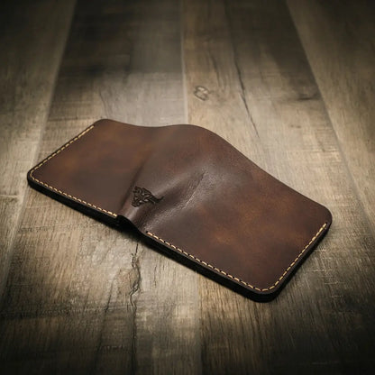Bull Sheath Leather Big Bend Bifold Wallet