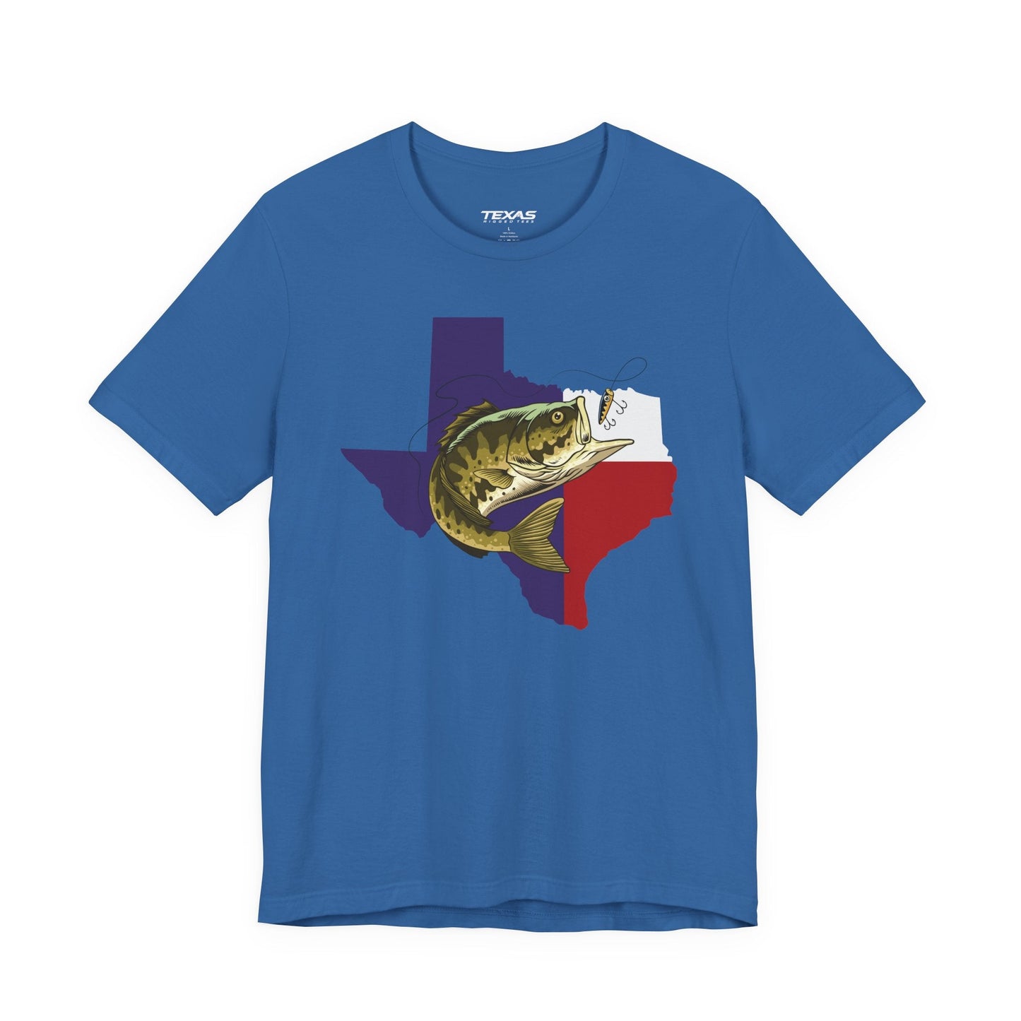 Texas Rigged Tees Texas Bass Fishing — Unisex Cotton Tee