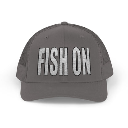Texas Rigged Tees FISH ON — Embroidered Baseball Cap