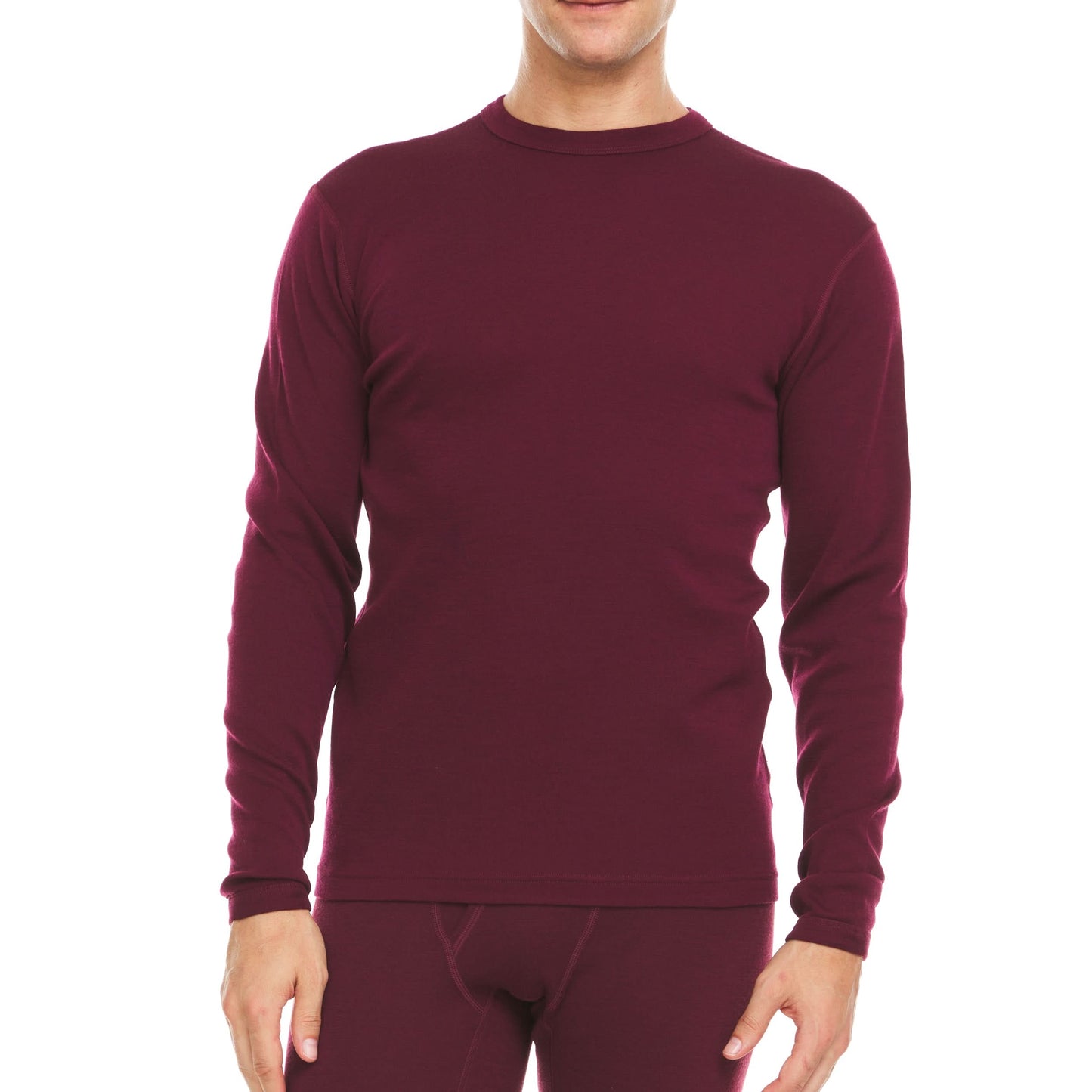 Minus33 Midweight - Chocorua Men's Crew 100% Merino Wool