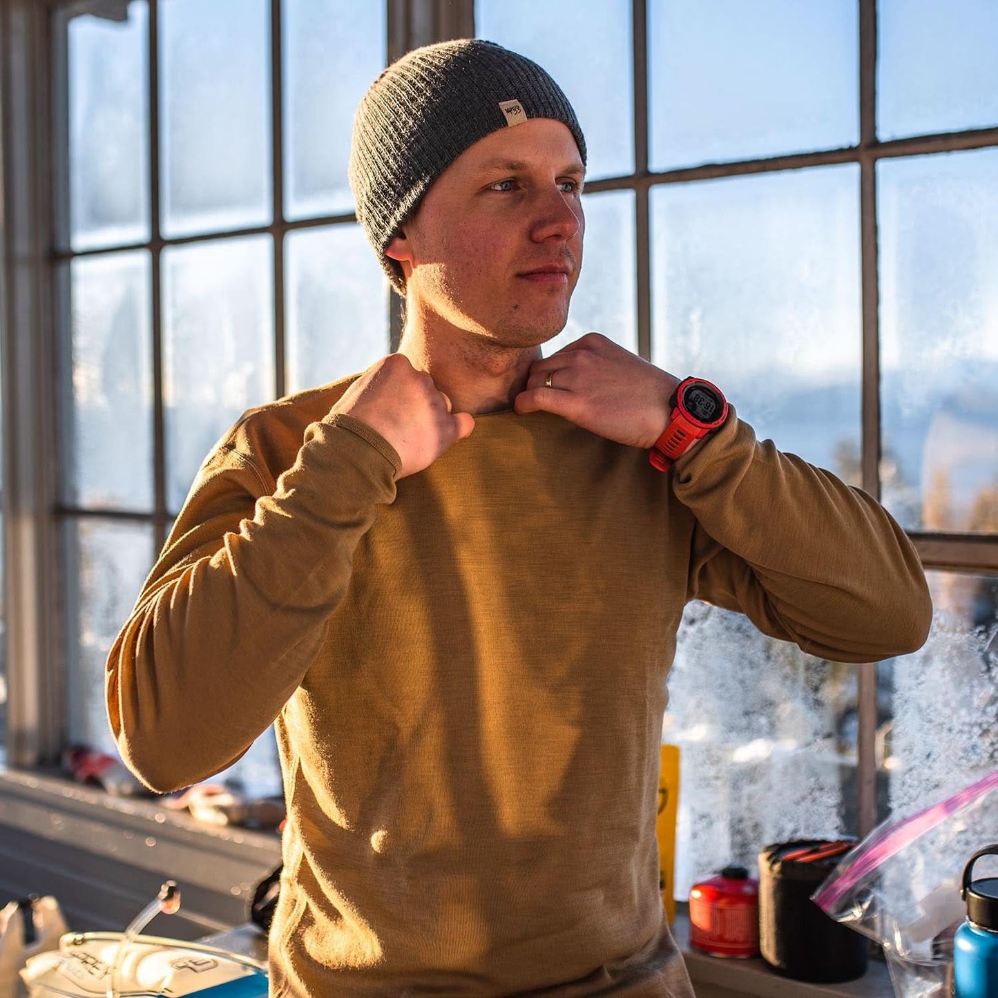 Minus33 Midweight - Chocorua Men's Crew 100% Merino Wool