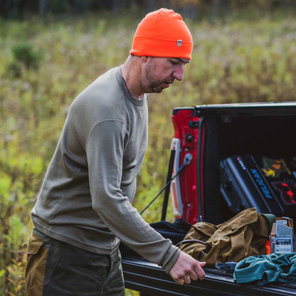 Minus33 Midweight - Chocorua Men's Crew 100% Merino Wool