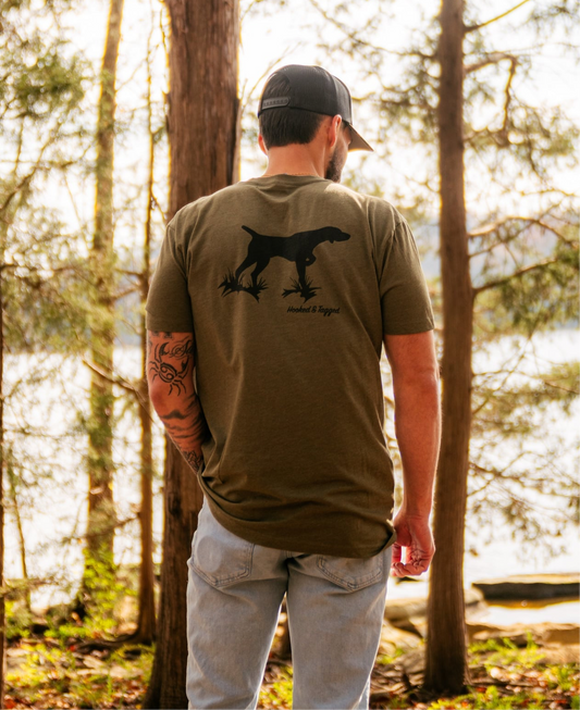 Hooked & Tagged  - Bird Dog T-Shirt