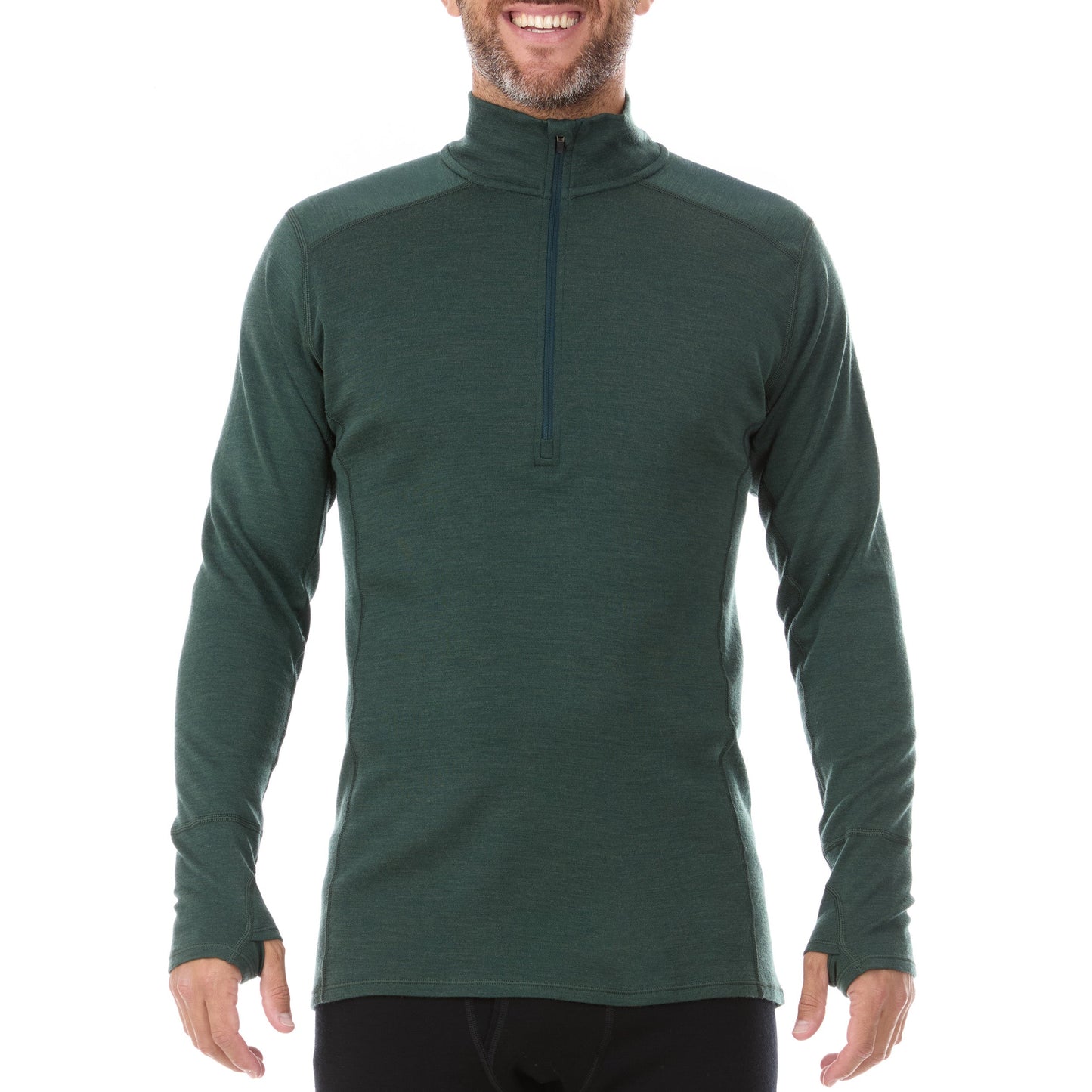 Minus33 Midweight - Isolation Men's 1/4 Zip 100% Merino Wool