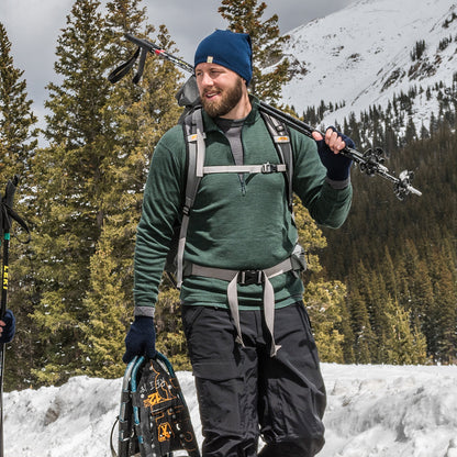 Minus33 Midweight - Isolation Men's 1/4 Zip 100% Merino Wool