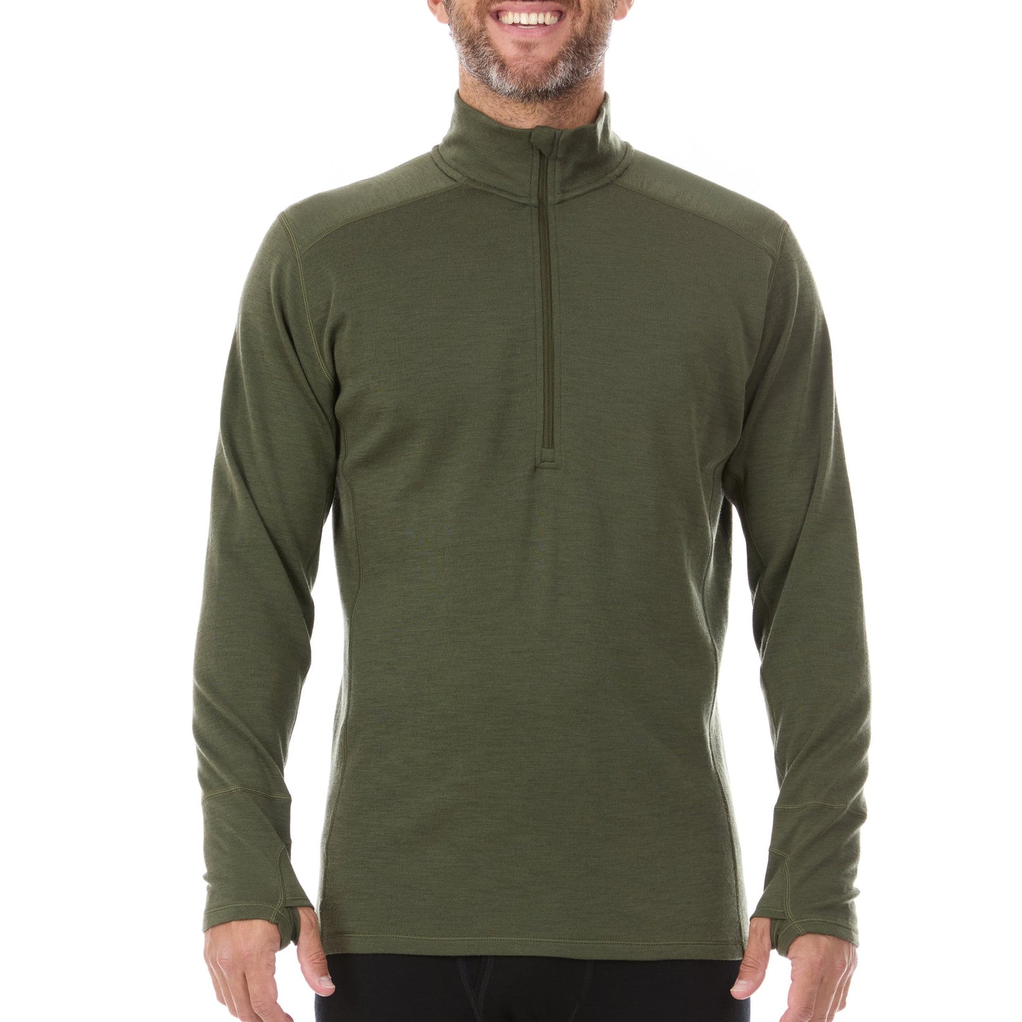 Minus33 Midweight - Isolation Men's 1/4 Zip 100% Merino Wool