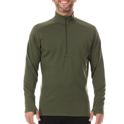 Minus33 Midweight - Isolation Men's 1/4 Zip 100% Merino Wool